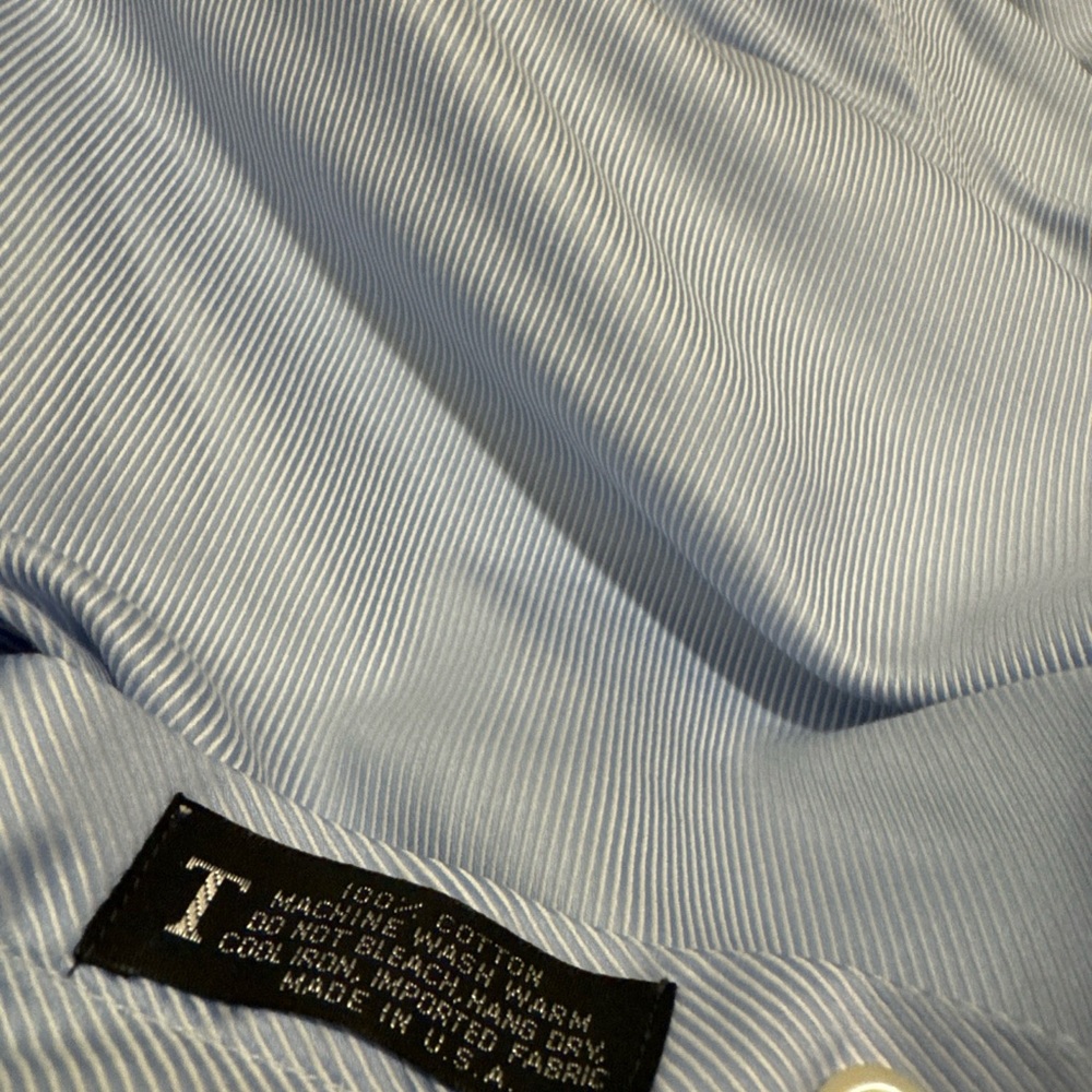 Robert Talbott Blue Casual Button Down Shirt - image 5